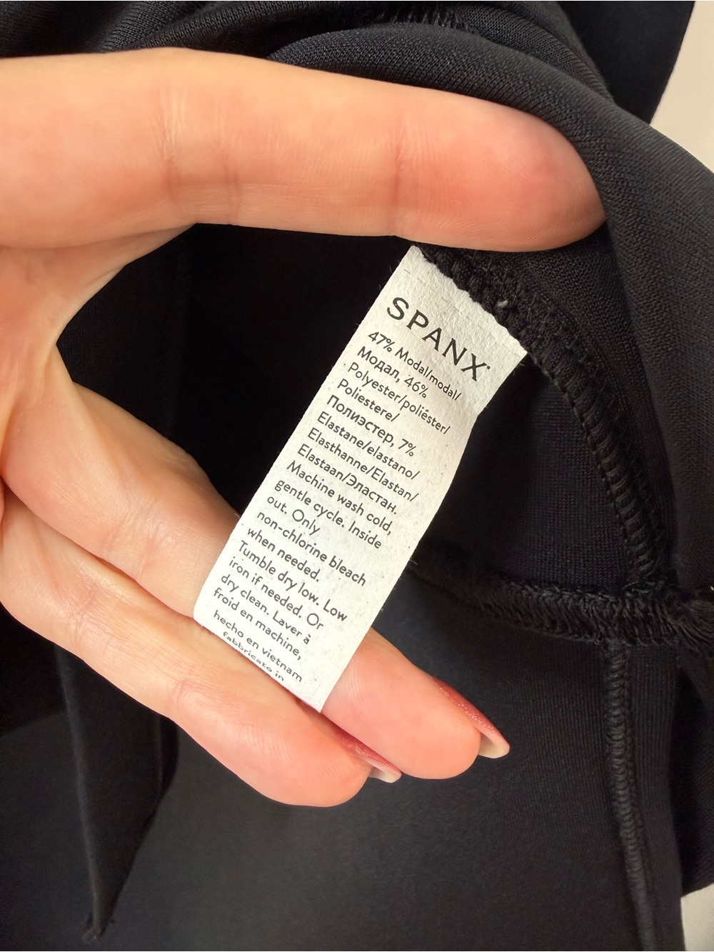 Spanx AirEssentials Turtleneck Tunic Top Black L - Picture 6 of 10